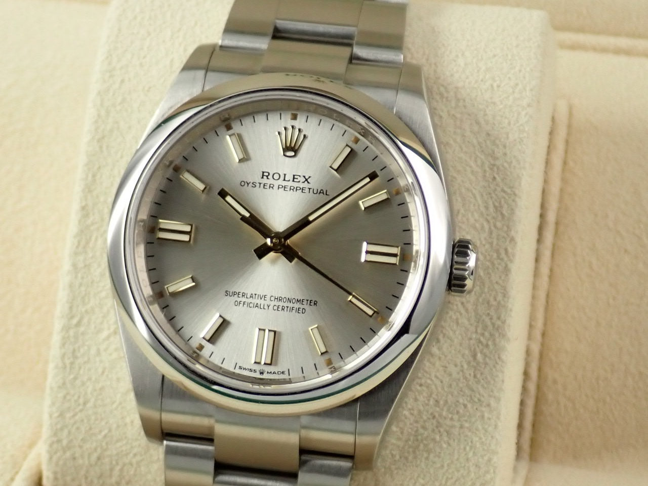 Rolex New Oyster Perpetual 36 Silver Dial [Good Condition] &lt;New Warranty Card, Box, etc.&gt;