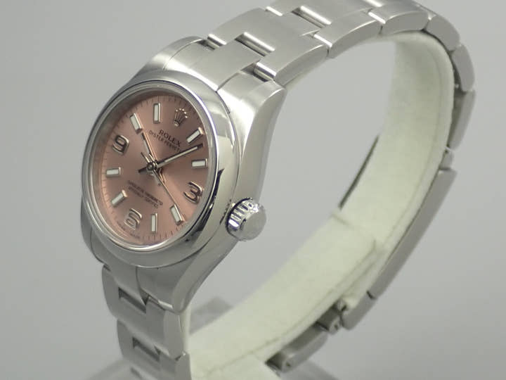 ロレックス オイスターパーペチュアル Ref.176200 ステンレススチール ピンク文字盤
