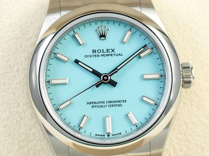ロレックス オイスターパーペチュアル31 Ref.277200 ステンレススチール ターコイズ文字盤