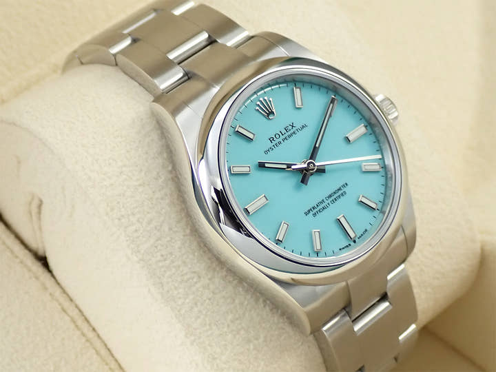 ロレックス オイスターパーペチュアル31 Ref.277200 ステンレススチール ターコイズ文字盤