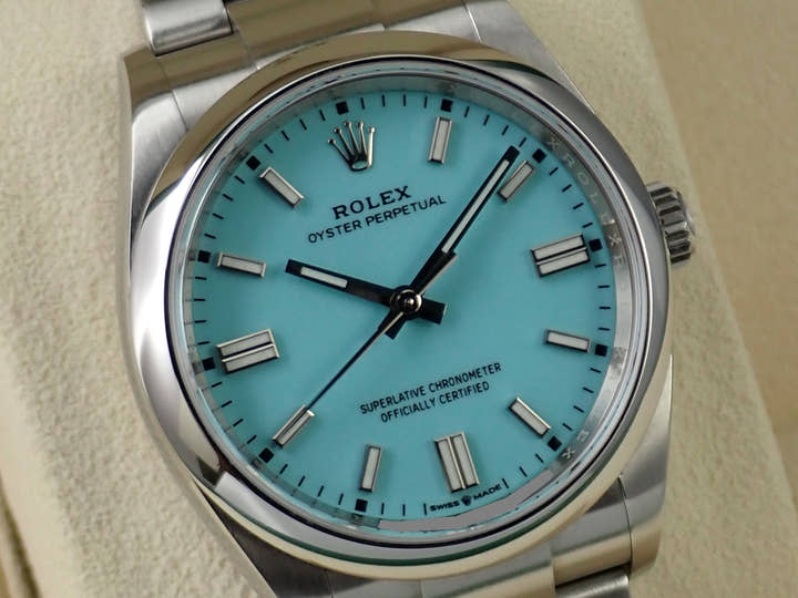 ロレックス オイスターパーペチュアル36 Ref.126000 ステンレススチール ターコイズ文字盤