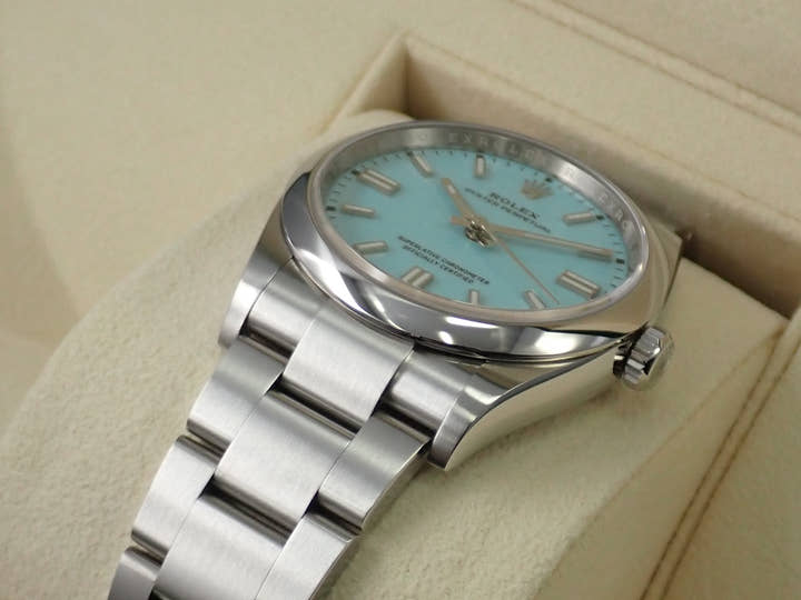 ロレックス オイスターパーペチュアル36 Ref.126000 ステンレススチール ターコイズ文字盤