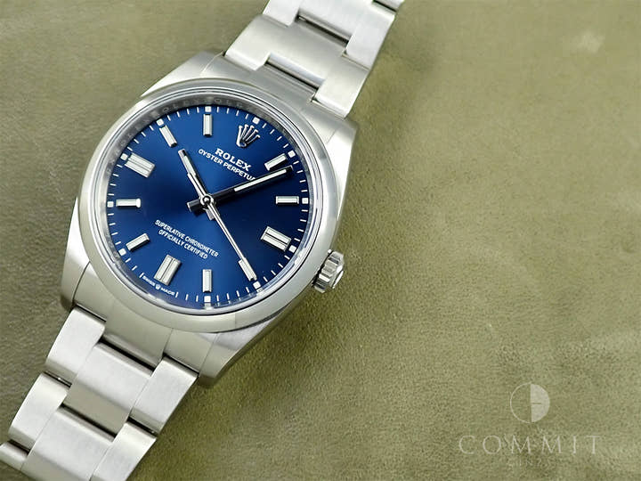 ロレックス オイスターパーペチュアル36 Ref.126000 ステンレススチール ブライトブルー文字盤