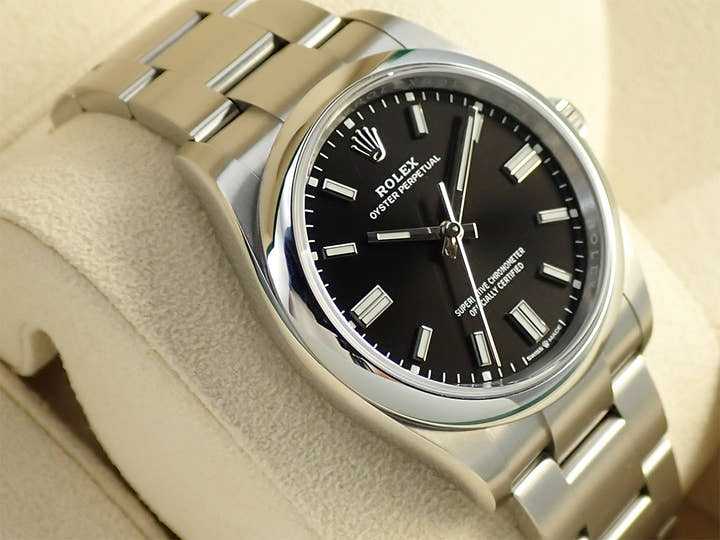 ロレックス オイスターパーペチュアル36 Ref.126000 ステンレススチール ブラック文字盤