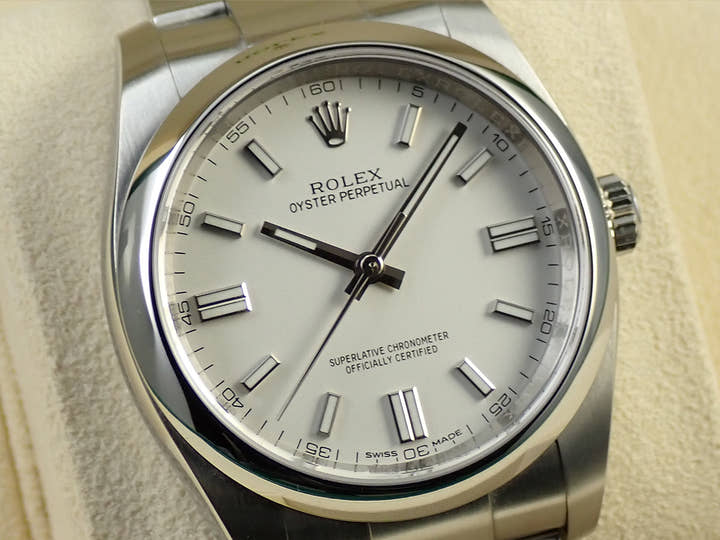 ロレックス オイスターパーペチュアル36 Ref.116000 ステンレススチール ホワイト文字盤