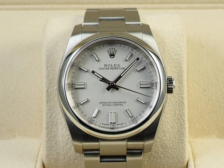 ロレックス オイスターパーペチュアル36 Ref.116000 ステンレススチール ホワイト文字盤