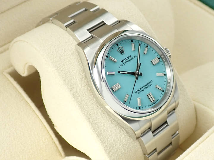 ロレックス オイスターパーペチュアル36 Ref.126000 ステンレススチール ターコイズ文字盤