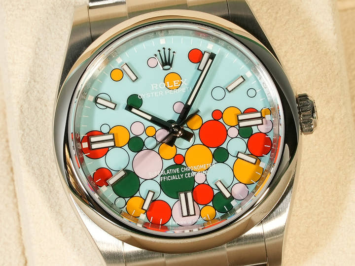 ロレックス オイスターパーペチュアル36 Ref.126000 ステンレススチール セレブレーションモチーフ文字盤