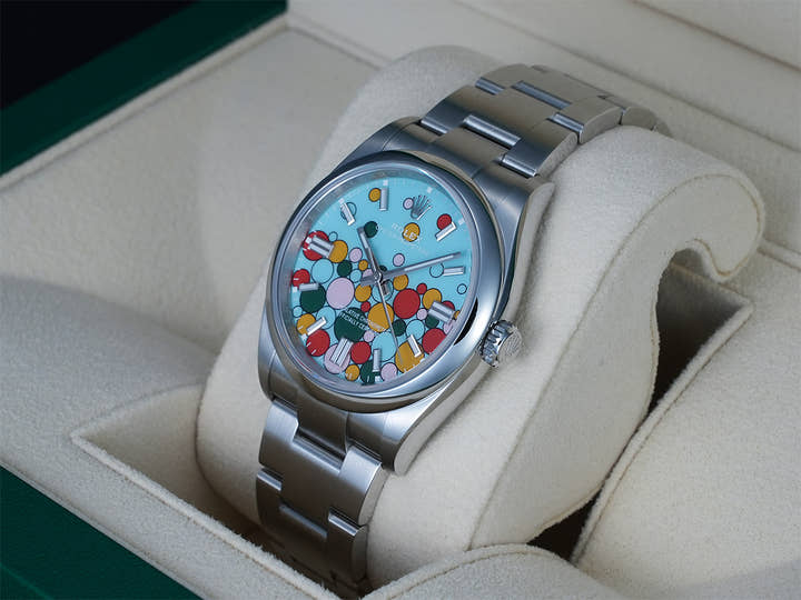 ロレックス オイスターパーペチュアル36 Ref.126000 ステンレススチール セレブレーションモチーフ文字盤