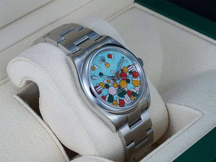 ロレックス オイスターパーペチュアル36 Ref.126000 ステンレススチール セレブレーションモチーフ文字盤