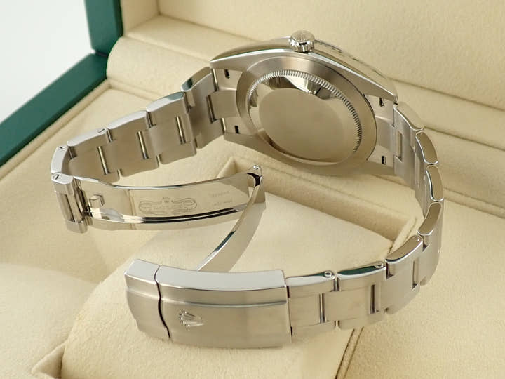 ロレックス オイスターパーペチュアル41 Ref.124300 ステンレススチール ターコイズ文字盤