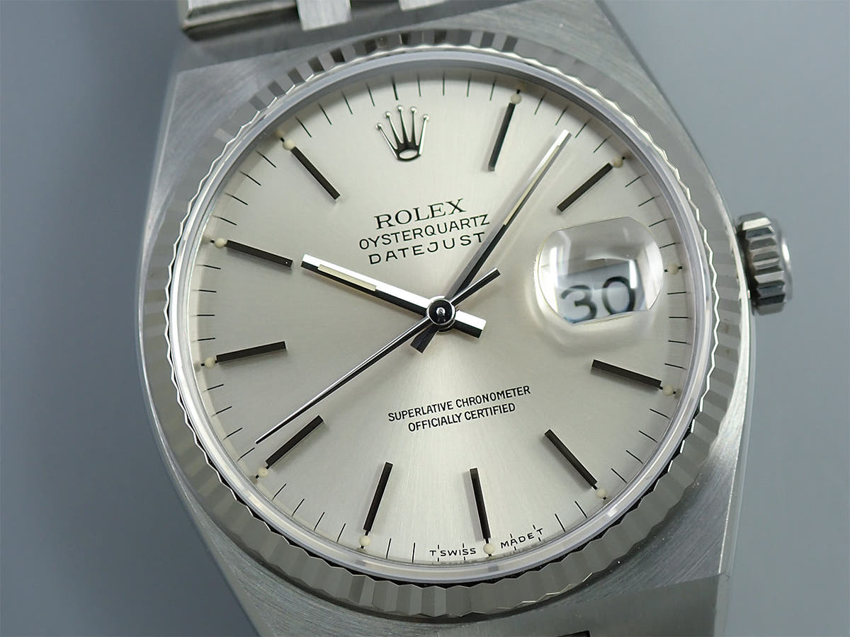 ロレックス オイスタークォーツ Ref.17014 シルバー文字盤 美品 1WSHMFUW