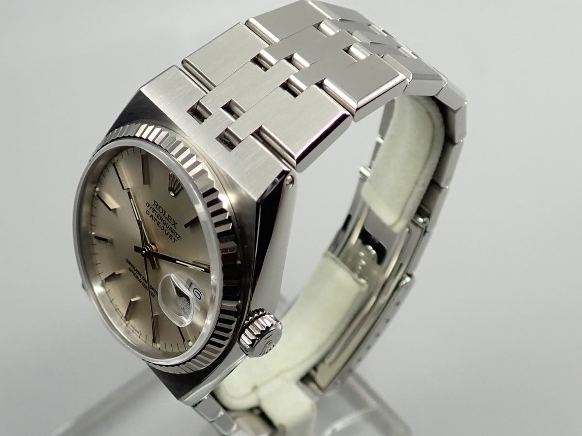 ロレックス オイスタークォーツ Ref.17014 シルバー文字盤 美品 CAF34J49