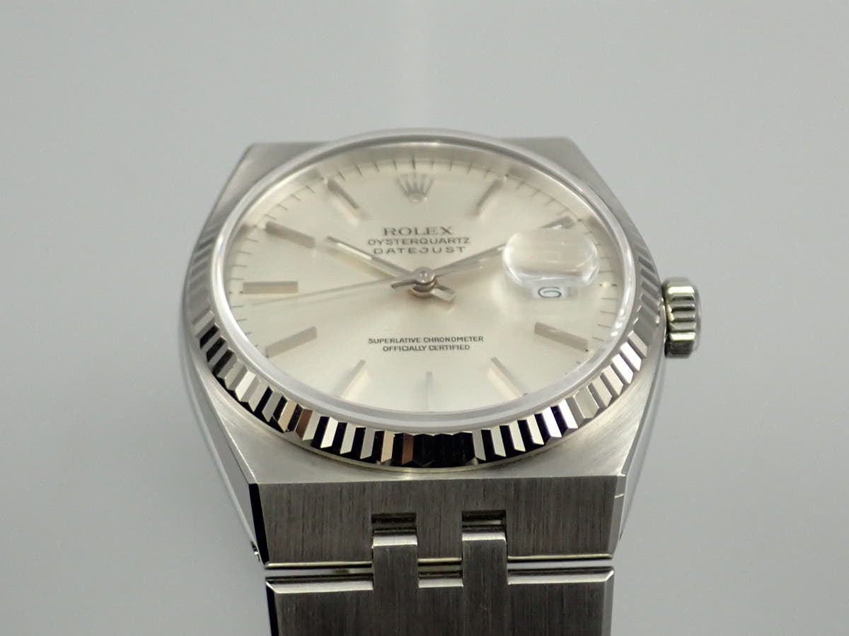 ロレックス オイスタークォーツ Ref.17014 シルバー文字盤 美品 CAF34J49