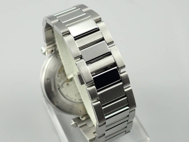 カルティエ パシャ Ref.WSPA0018 シルバー文字盤 美品 X7YMY263