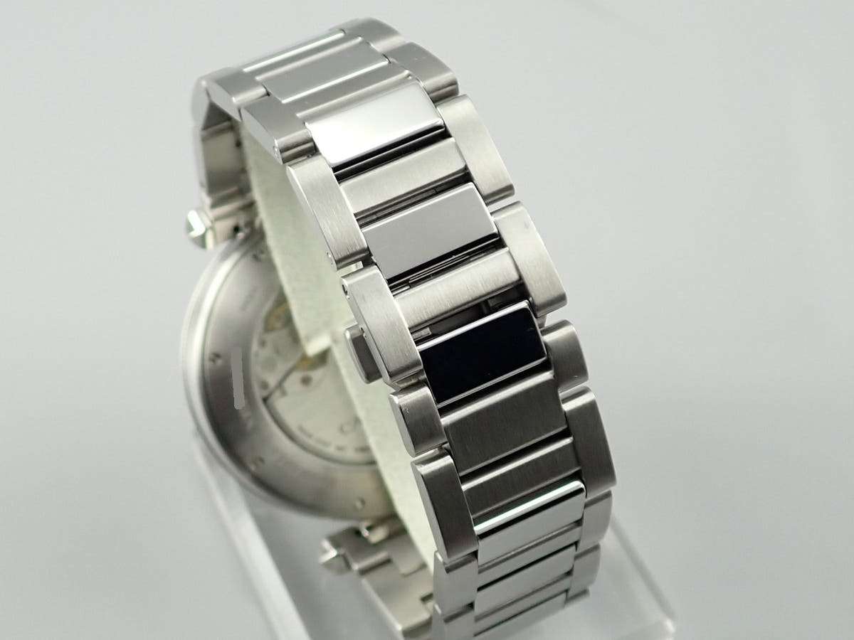 カルティエ パシャ Ref.WSPA0018 シルバー文字盤 美品 X7YMY263