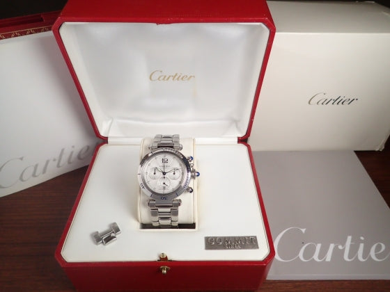 Cartier Pasha 38mm Chronograph Ref.W31030H3