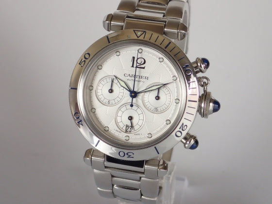 Cartier Pasha 38mm Chronograph Ref.W31030H3