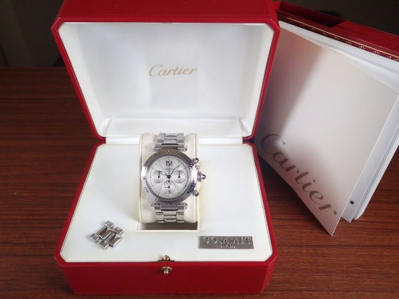 Cartier Pasha 38mm Chronograph Ref.W31030H3