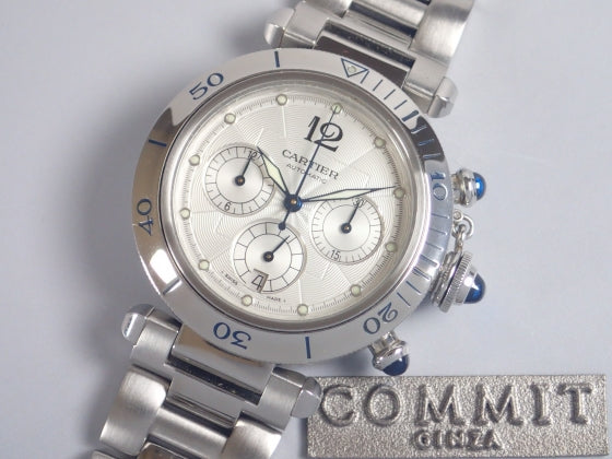 Cartier Pasha 38mm Chronograph Ref.W31030H3