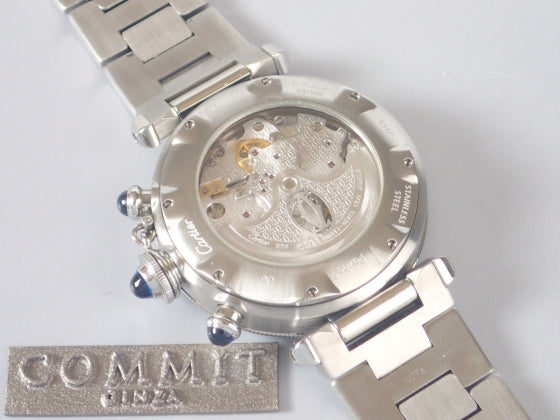 Cartier Pasha 38mm Chronograph Ref.W31030H3