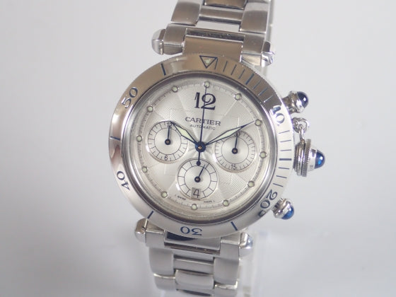 Cartier Pasha 38mm Chronograph Ref.W31030H3