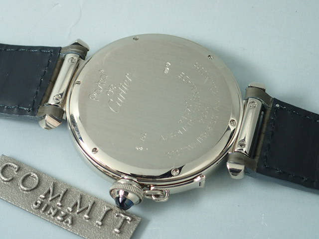 カルティエ パシャ Ref.W3018751 シルバーギョウシェ文字盤 中古 pashaxl-2