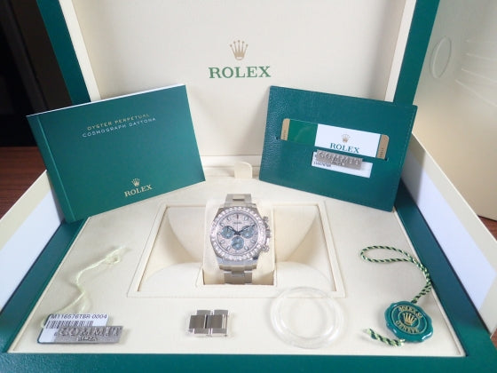 Rolex Daytona Pave Diamond Baguette Diamond Bezel Ref.116576TBR