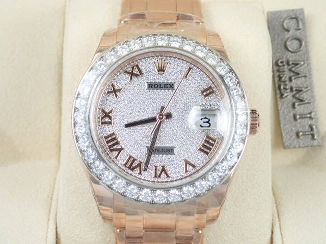 ロレックス デイトジャスト Ref.86285 パヴェダイヤモンドローマン文字盤 中古 pearlmaster-2