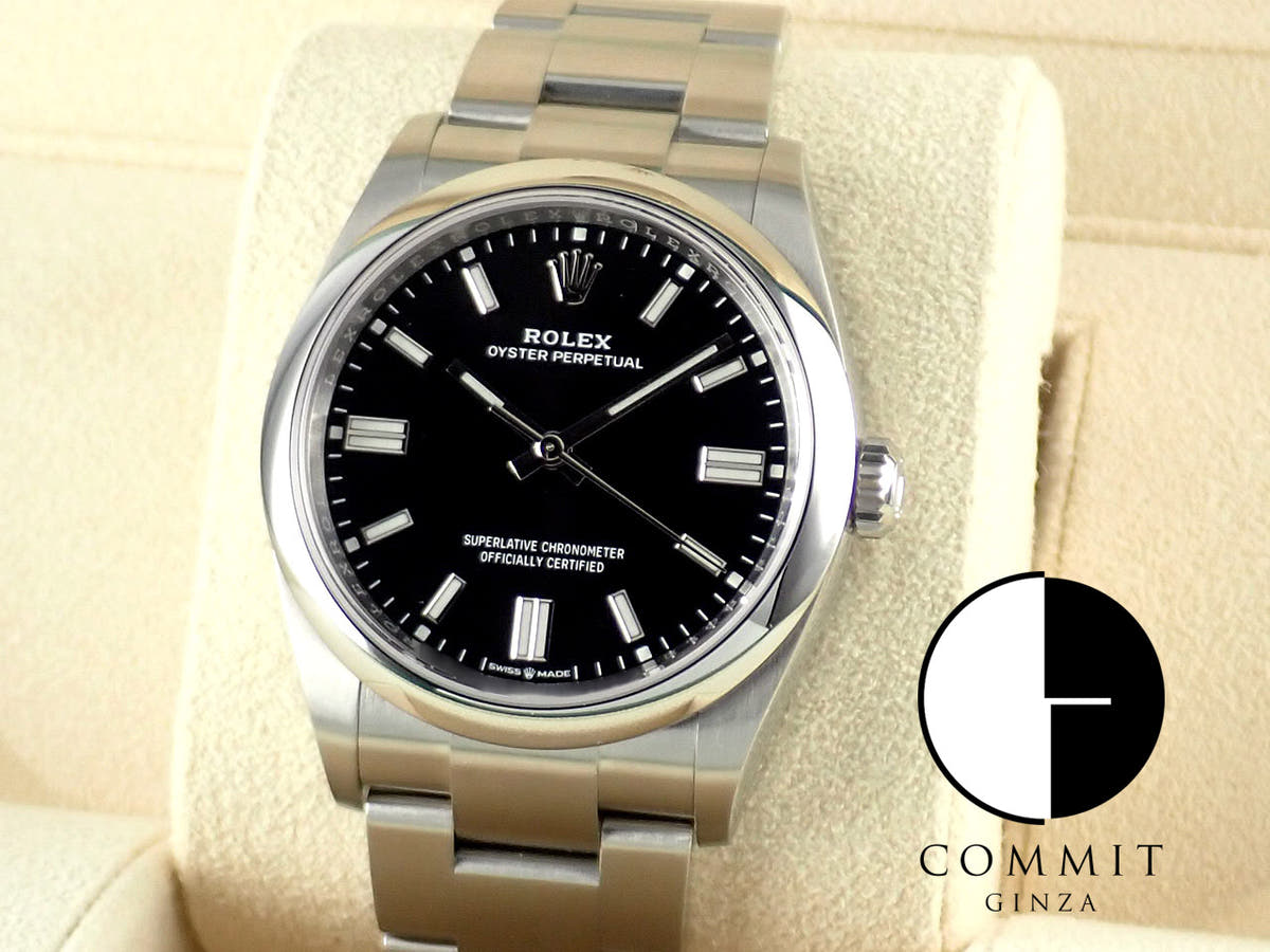 ロレックス オイスターパーペチュアル Ref.126000 ブラックバー文字盤 中古 oyster-perpetual-94