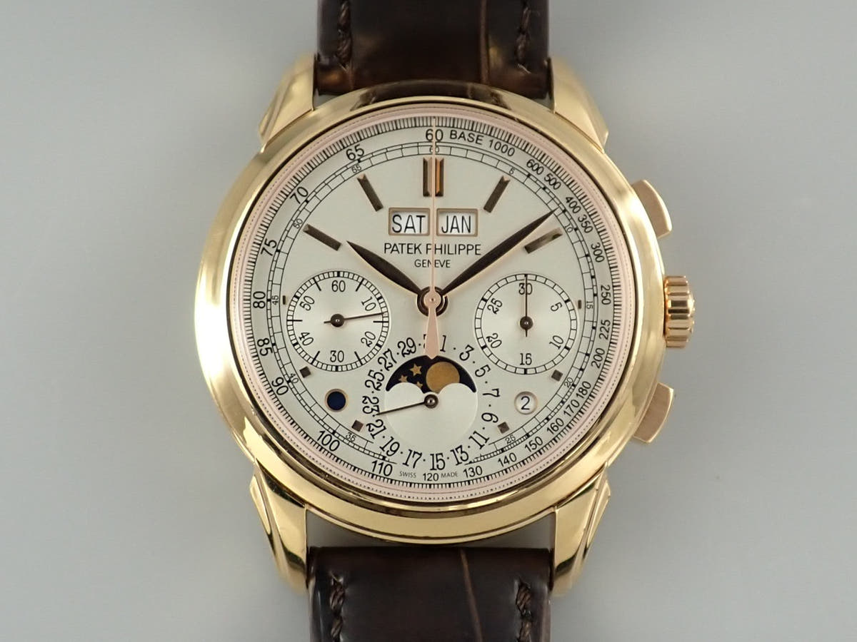 パテックフィリップ パーペチュアルカレンダー クロノグラフ Ref.5270R-001 シルバー文字盤 中古 TJH70418