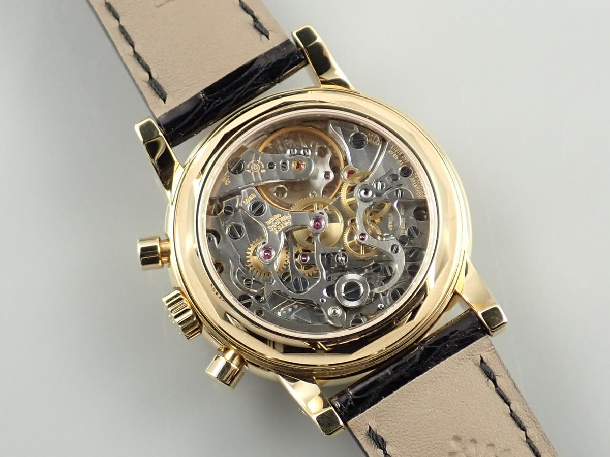 パテックフィリップ アニュアルカレンダー クロノグラフ Ref.3970EJ-051 シルバー文字盤 美品 UZ9H208M