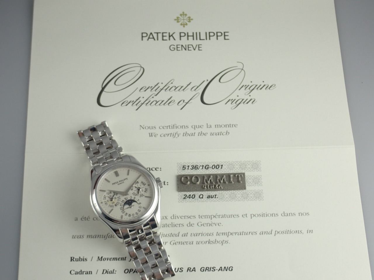 Patek Philippe Perpetual Calendar &lt;Warranty, Box, etc.&gt;