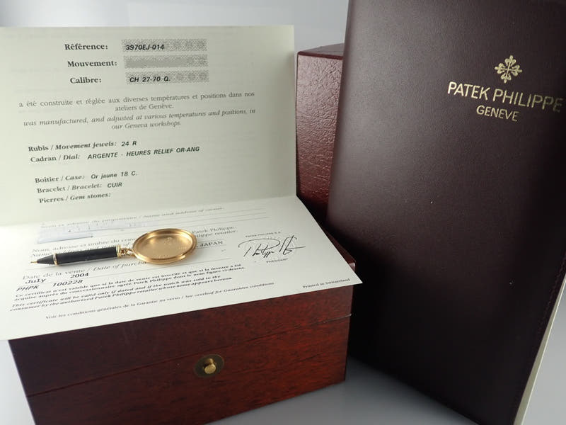 パテックフィリップ パーペチュアルカレンダー Ref.3970EJ-014 ホワイト文字盤 中古 perpetual-calendar-21