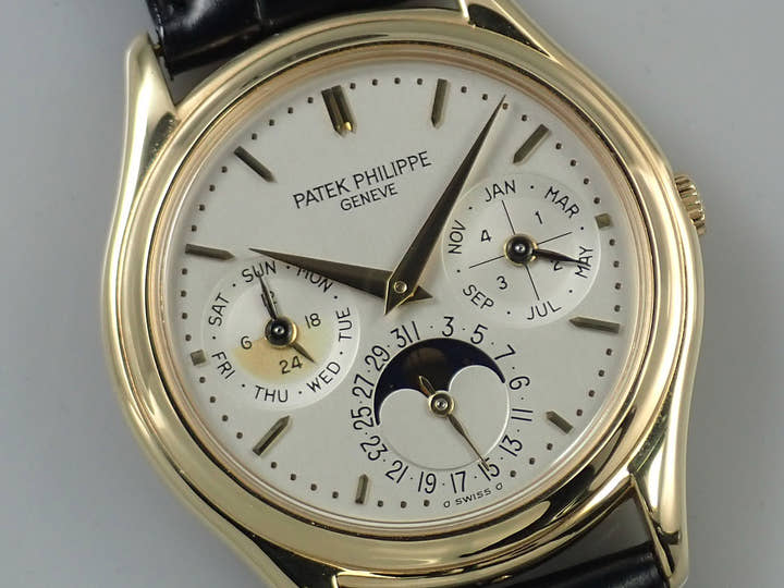 パテックフィリップ パーペチュアルカレンダー Ref.3940J-014 イエローゴールド シルバー文字盤