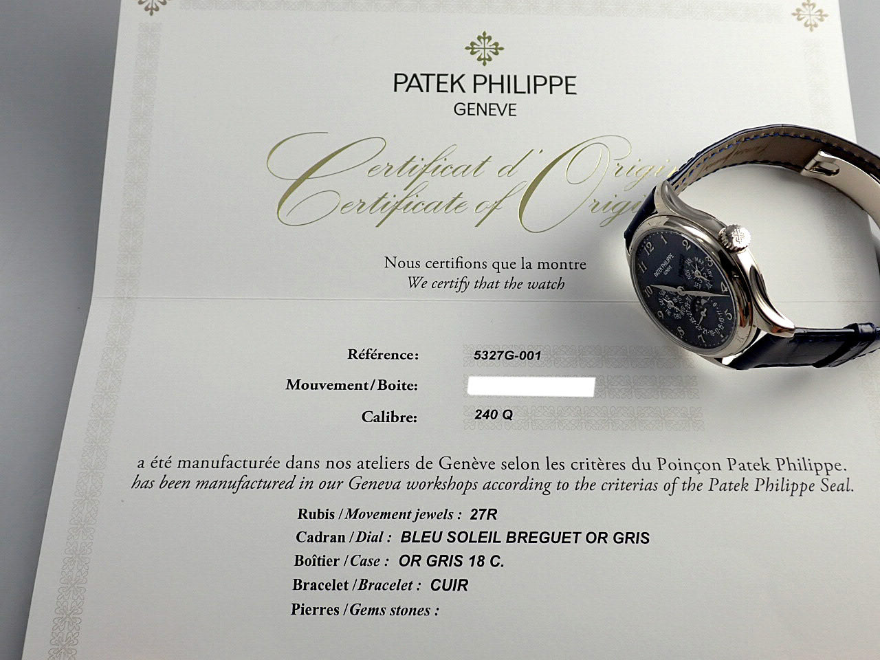 Patek Philippe Perpetual Calendar &lt;Warranty, Box, etc.&gt;