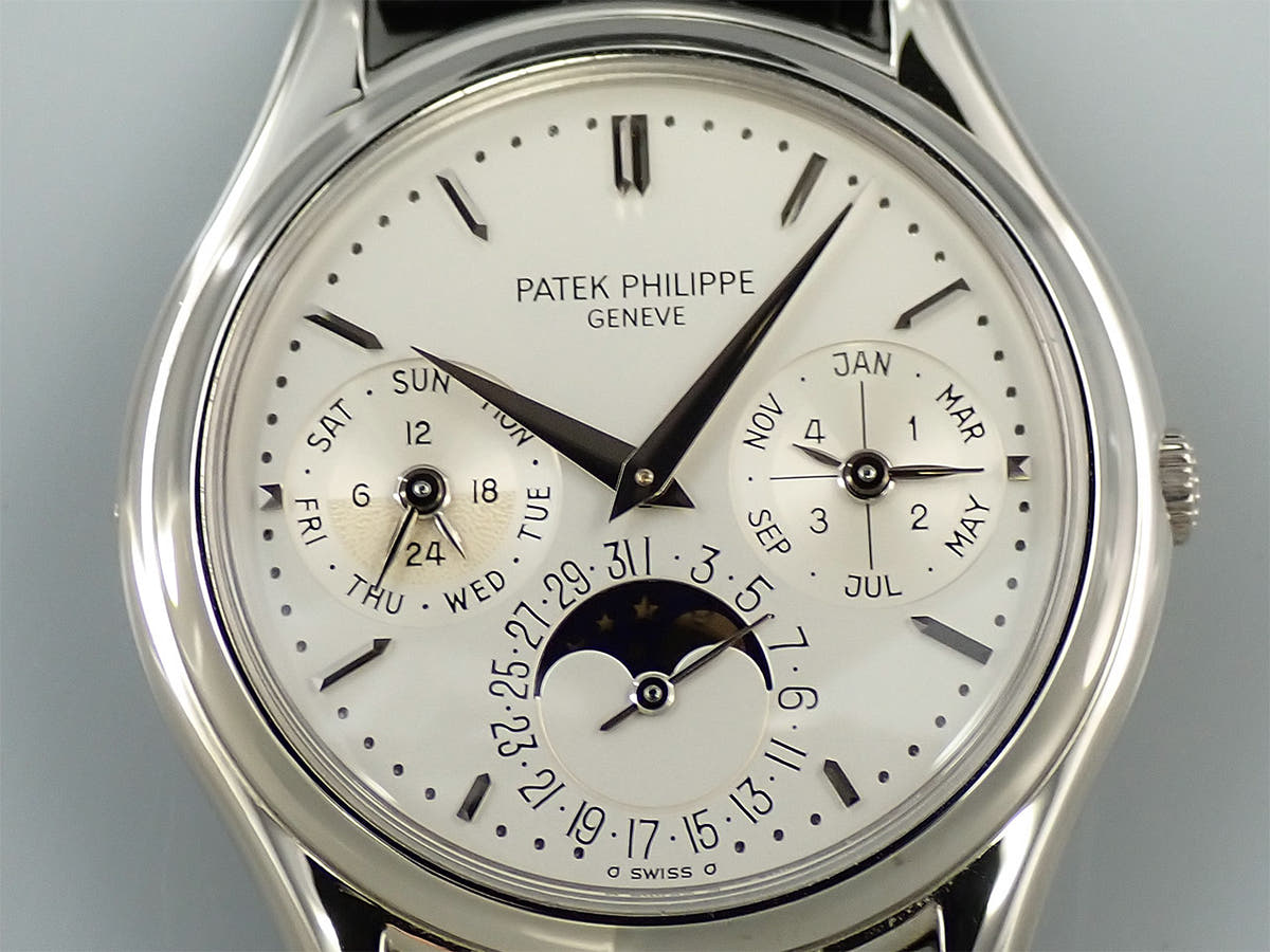 パテックフィリップ パーペチュアルカレンダー Ref.3940G-001 シルバー文字盤 中古 5A7H40XX