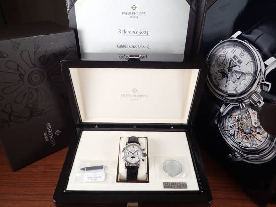 パテックフィリップ パーペチュアルカレンダー Ref.5004P シルバー文字盤 中古 perpetual-calendar-2