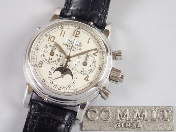 パテックフィリップ パーペチュアルカレンダー Ref.5004P シルバー文字盤 中古 perpetual-calendar-2