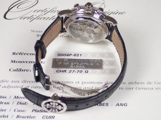 パテックフィリップ パーペチュアルカレンダー Ref.5004P シルバー文字盤 中古 perpetual-calendar-2