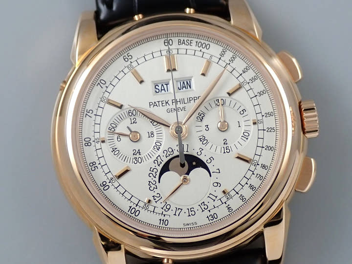 パテックフィリップ パーペチュアルカレンダー クロノグラフ Ref.5970R-001 ローズゴールド シルバー文字盤
