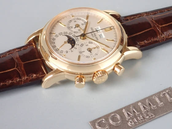 パテックフィリップ パーペチュアルカレンダー Ref.3970EJ シルバー文字盤 中古 perpetual-calendar-3