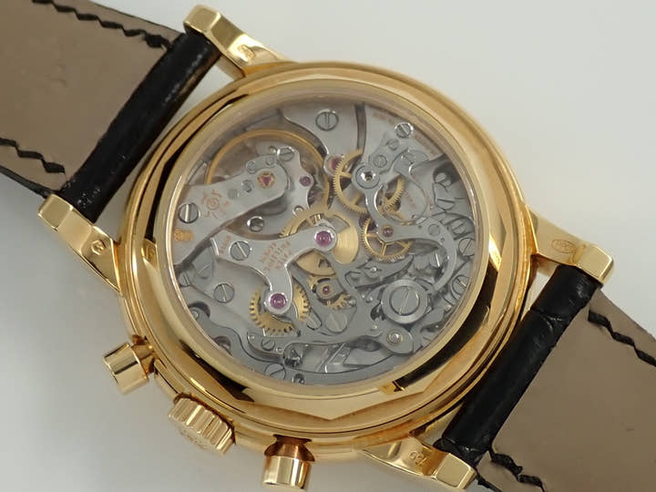パテックフィリップ パーペチュアルカレンダー クロノグラフ Ref.3970EJ-014 イエローゴールド シルバー文字盤