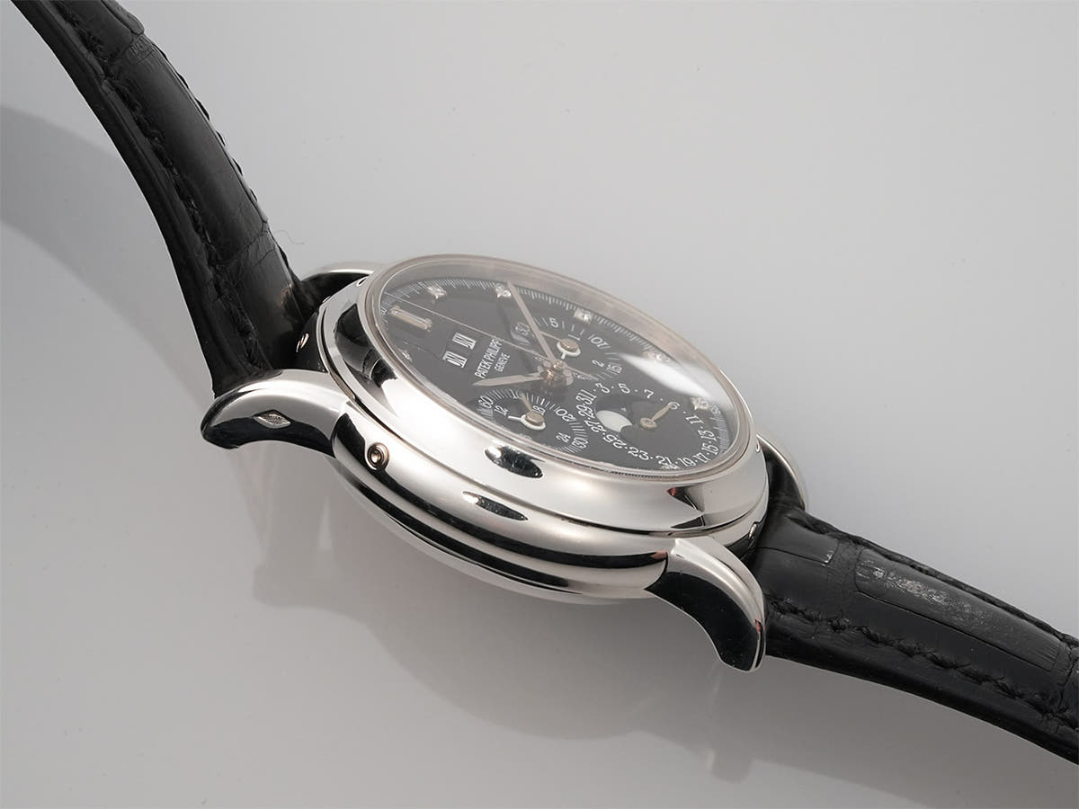 パテックフィリップ パーペチュアルカレンダー クロノグラフ Ref.3970EP-029 ブラック11Pダイヤ文字盤 中古 VX9H0V5V
