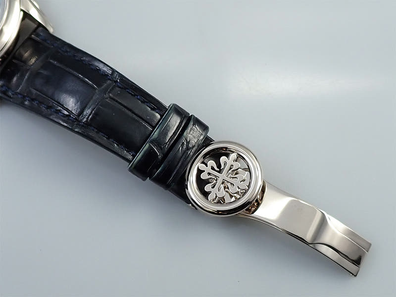 パテックフィリップ パーペチュアルカレンダー クロノグラフ Ref.5270G-019 ブルー文字盤 美品 2JMY48PZ