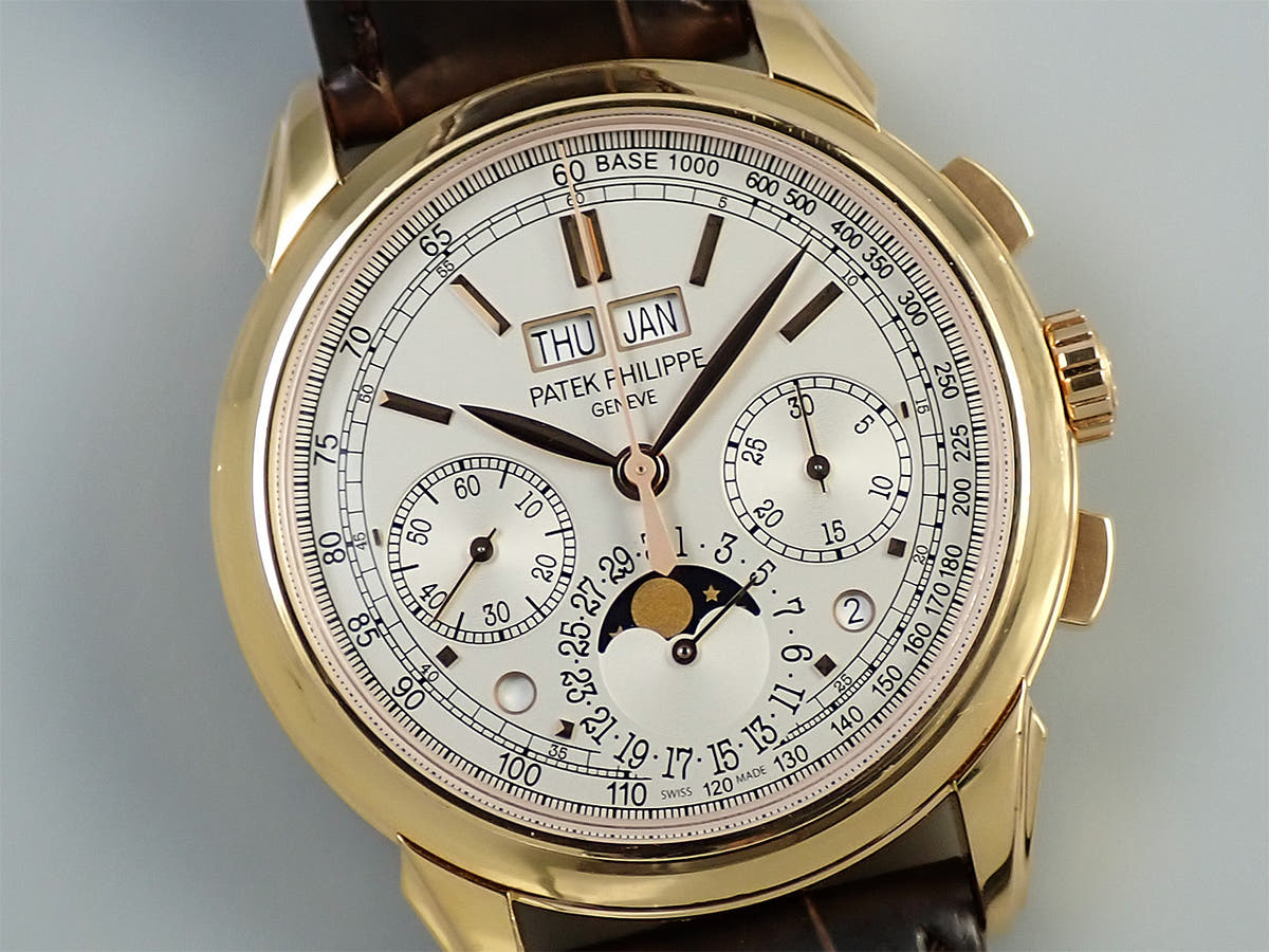 パテックフィリップ パーペチュアルカレンダー クロノグラフ Ref.5270R-001 シルバー文字盤 中古 8AR03000