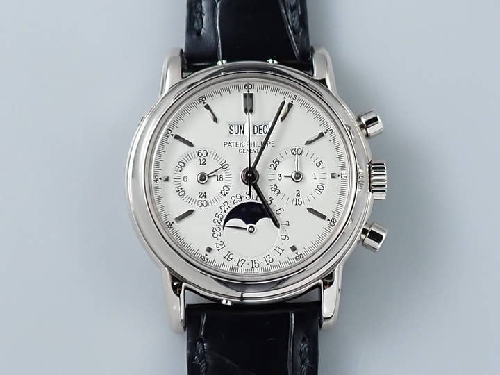 パテックフィリップ パーペチュアルカレンダー クロノグラフ Ref.3970EG-016 ホワイトゴールド シルバー文字盤