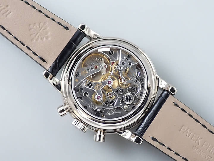 パテックフィリップ パーペチュアルカレンダー クロノグラフ Ref.3970EG-016 ホワイトゴールド シルバー文字盤