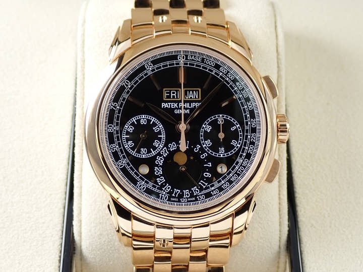 パテックフィリップ パーペチュアルカレンダー クロノグラフ Ref.5270/1R-001 ローズゴールド エボニーブラック ソレイユ文字盤