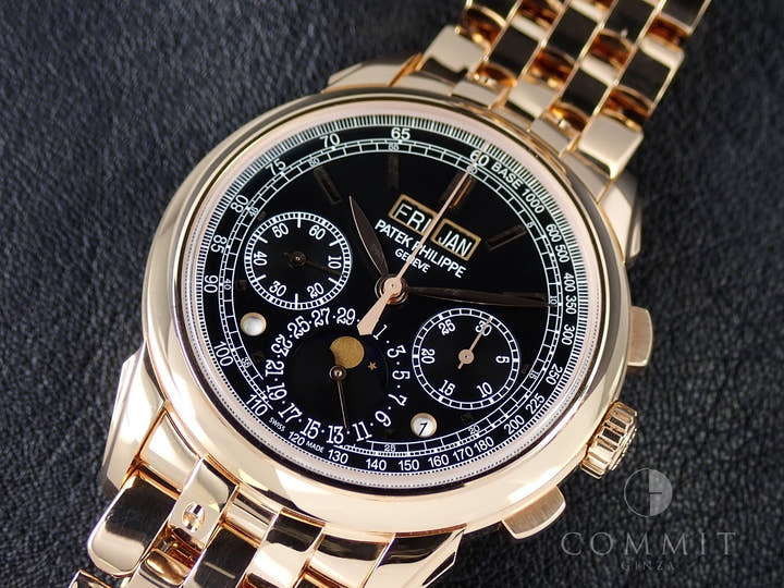 パテックフィリップ パーペチュアルカレンダー クロノグラフ Ref.5270/1R-001 ローズゴールド エボニーブラック ソレイユ文字盤